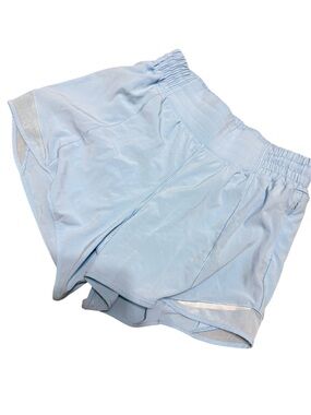 lululemon athletica light blue running shorts